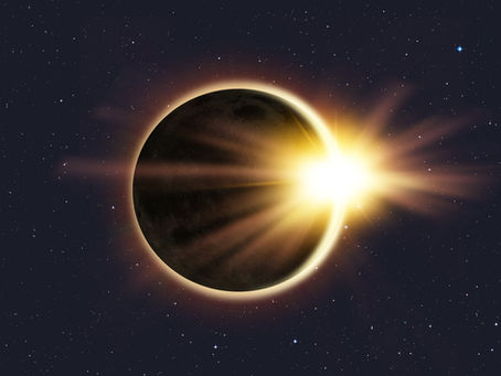 Le soleil a rendez-vous avec la lune